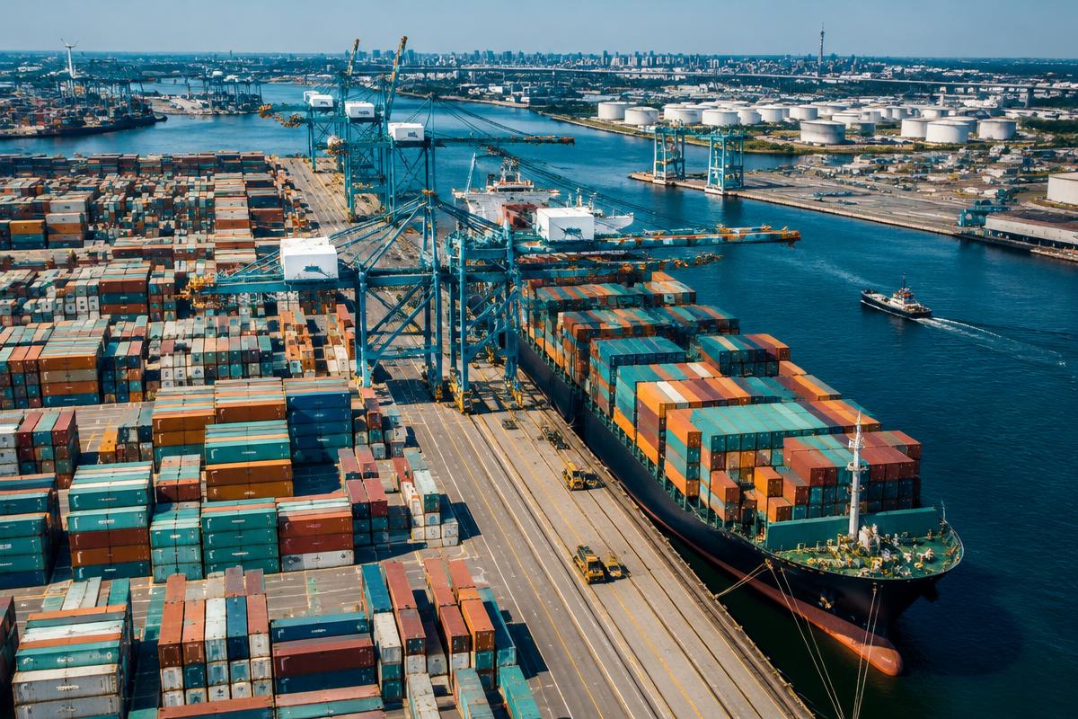 International cargo port
